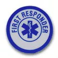 1.75" Reflective First Responder Decal