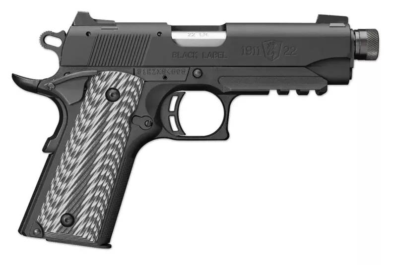 1911-22 Black Label Compact Suppressor Ready with Rail - Hunt Gear Supply