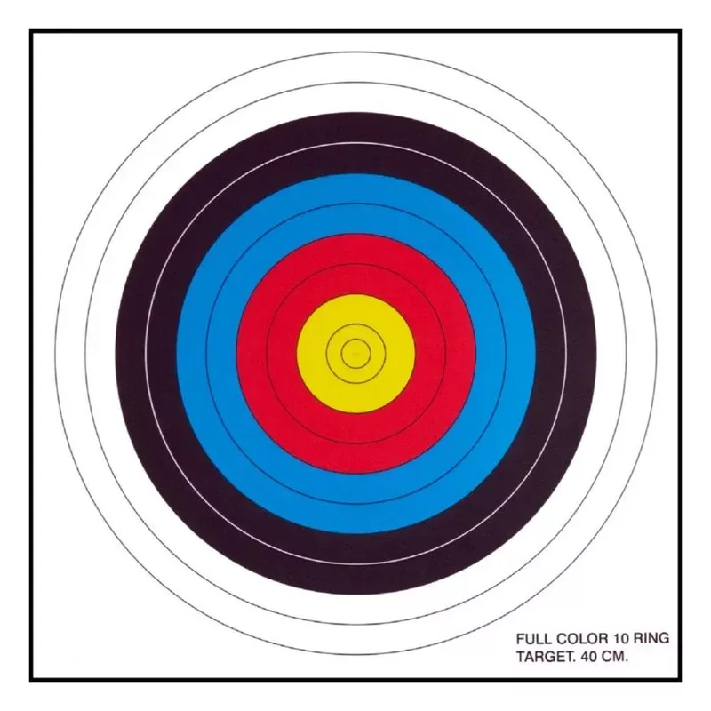 .30-06 10 Ring Paper Target - 100/case - Hunt Gear Supply