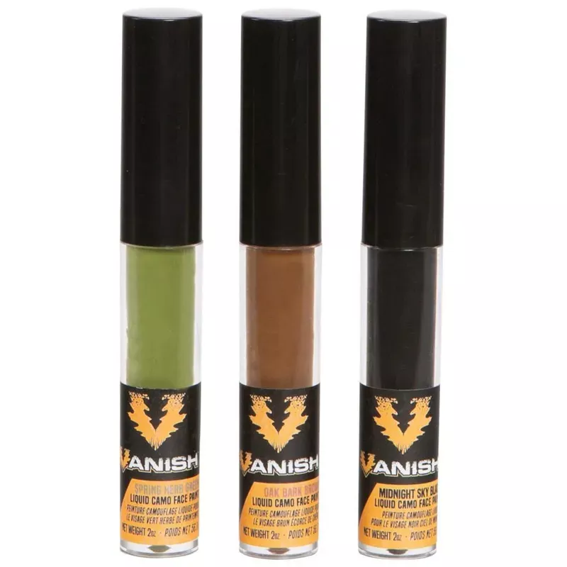 Allen Company Vanish Liquid Camo Face Paint - Brown, Green and Black - Hunt Gear Supply
