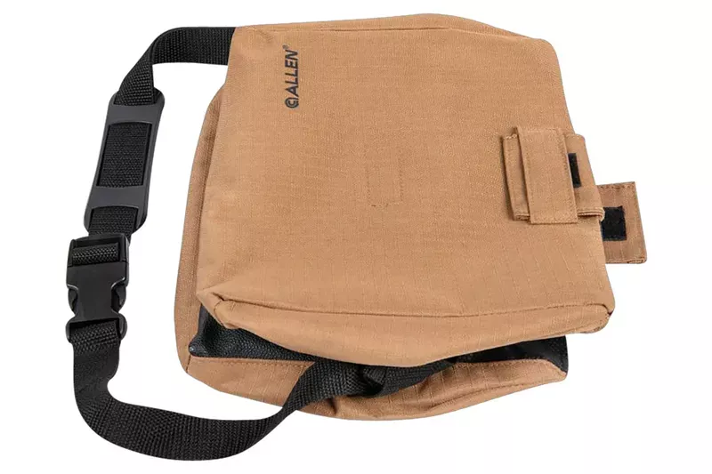 Allen Unfilled Bench Shooting Bag Black/Tan - Hunt Gear Supply