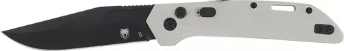 COBRATEC NAJA SIDE BUTTON AUTO - 3.5" D2 LUNAR GREY - Hudson Valley Arms