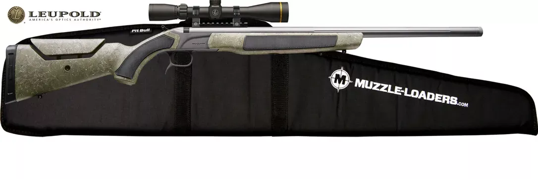 CVA™ Accura MR-X Leupold™ Scope Combo - Cerakote™ Tungsten & Nitride Barrel - .45 Cal - 209 & Variflame Ignition Included - PR3232NLC - Hunt Gear Supply