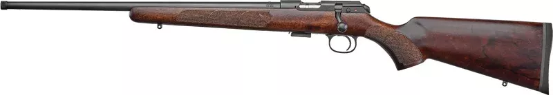 CZ 457 AMERICAN LH 22WMR - 24.5" BLUED BARREL WALNUT STK - Hudson Valley Arms