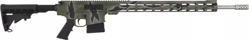 GLFA AR10 RIFLE 243 WIN - 24" S/S BBL 5-RD PURSUIT GRN - Hudson Valley Arms