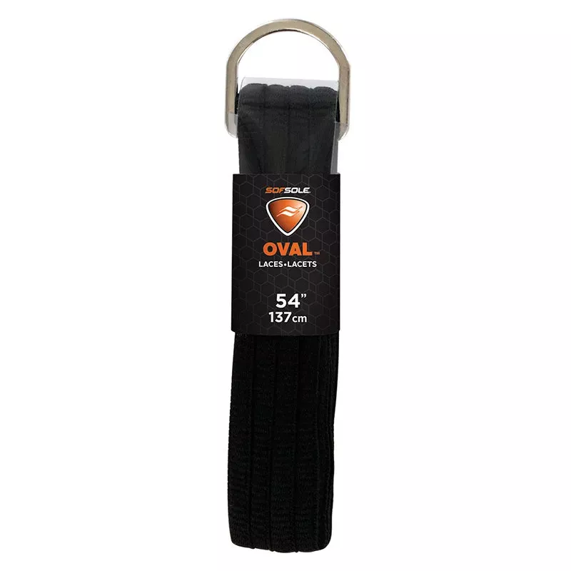 Oval Laces Black 54 " - Hunt Gear Supply