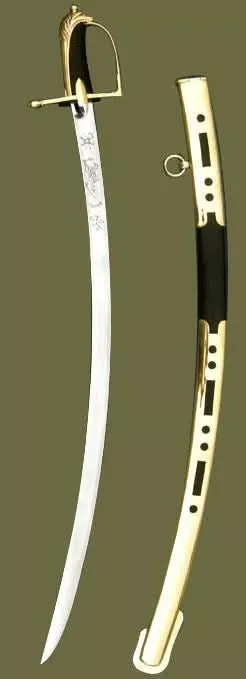 Russian 1798 Light Cavalry Officers Saber - Hunt Gear Supply