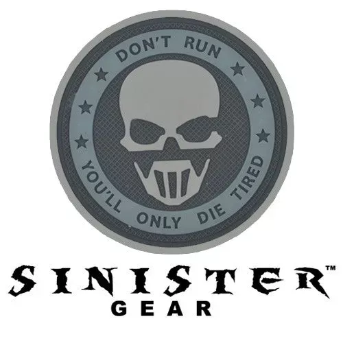 Sinister Gear "GRAW " PVC Patch - Grey - Hunt Gear Supply